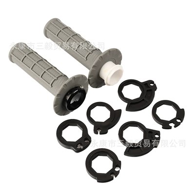 Self-Locking Throttle Grip Glue Modified – Motosiklet ləvazimatları və aksesuarları - gray-with-6-locks
