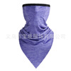 Summer windproof silk street mask, sports universal bike, triangular scarf for cycling, sun protection