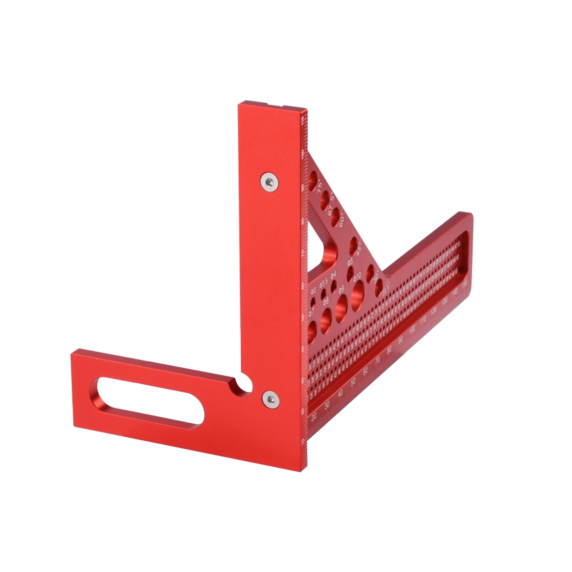 全新木工划线尺三角尺直角尺角度尺划线器划线规角度器铝合金尺