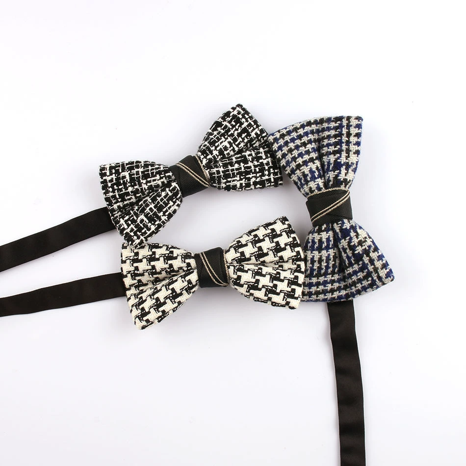 Suit for students, woolen bow tie with bow