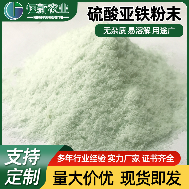 硫酸亚铁肥料现货 调节土壤七水硫酸亚铁 花卉种植用硫酸亚铁粉末