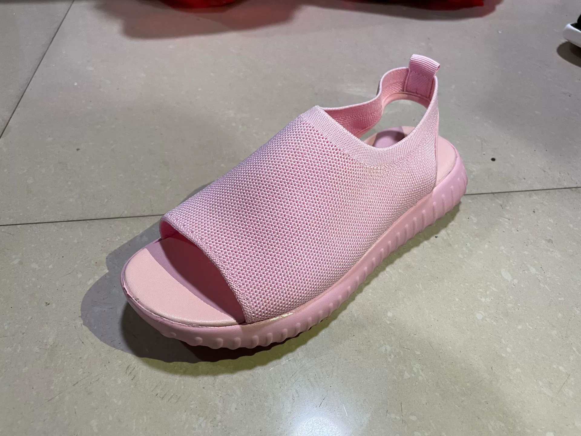 Summer knitted sandals platform, shoes, 2022, plus size