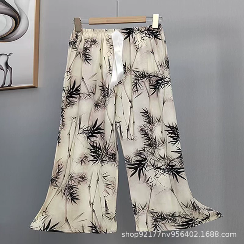 Summer trousers, thin pijama for leisure, Chinese style