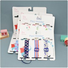 【3条装】精装版多用可调节牙胶绳/奶嘴玩具防掉固定夹/多用夹