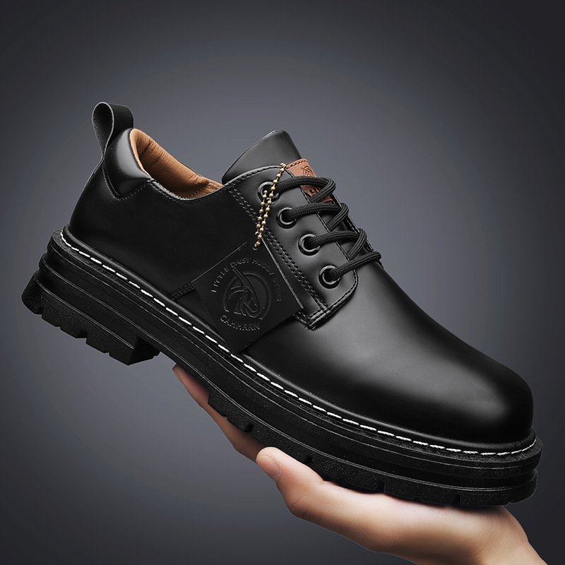 2023 Spring New Breathable Martin Boots For Men, Good Quality, Durable Work shoes, trendy low-top martin shoes_voghion.com