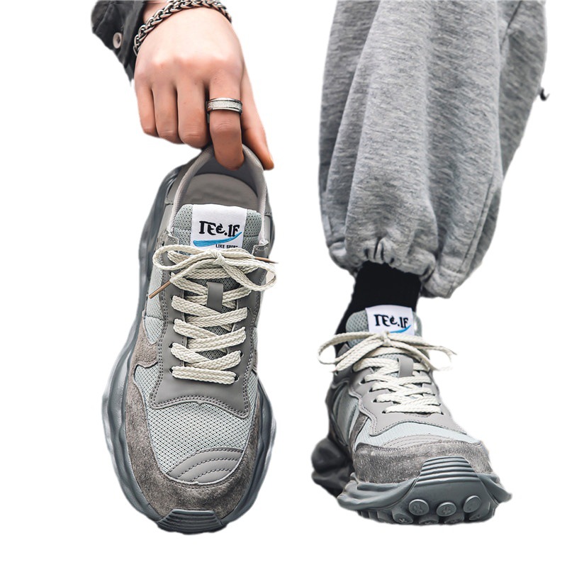 Scarpe da corsa da uomo autunno 2023 nuove suole in mesh traspirante per giovani sportivi, alla moda per papà_voghion.com