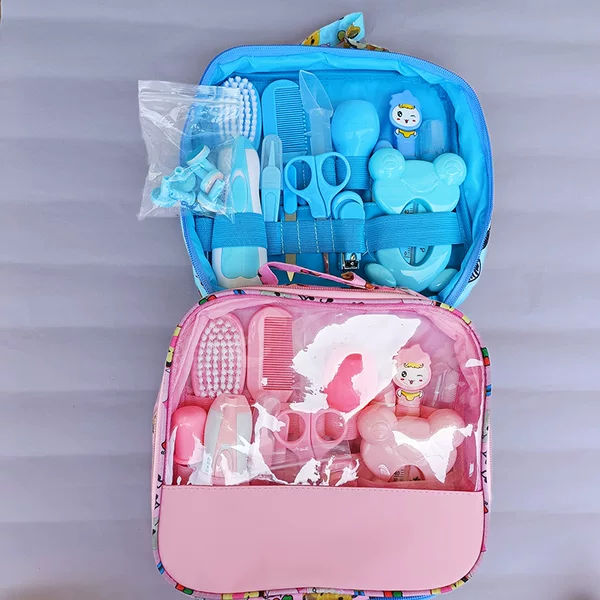 Baby Twenty-Piece Care Bag Set Electric Nail Grinder Baby Care Set Nasal Aspirator Daily Cleaning
