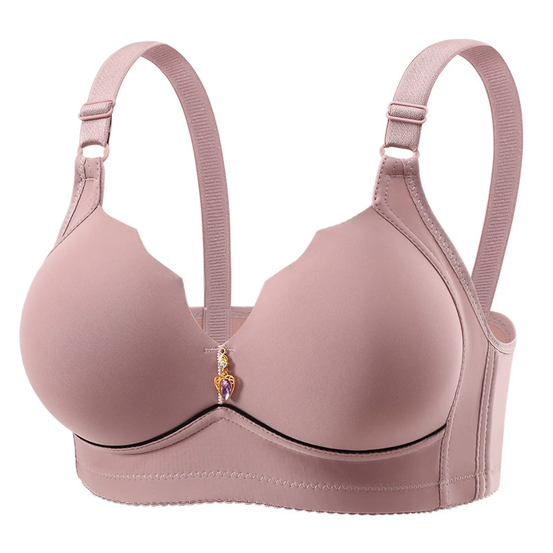 Трансграничный новый большой размер без стального круга удобный и дышащий, чтобы собрать женское нижнее белье без магнитной чашки глянцех толстый мм бюстгальтер