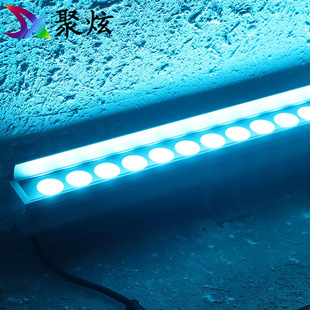 Factory Direct Sales Led Wall Washer Outdoor Waterproof Building Exterior Wall Bridge Park Landscape Lighting Line Projection Light