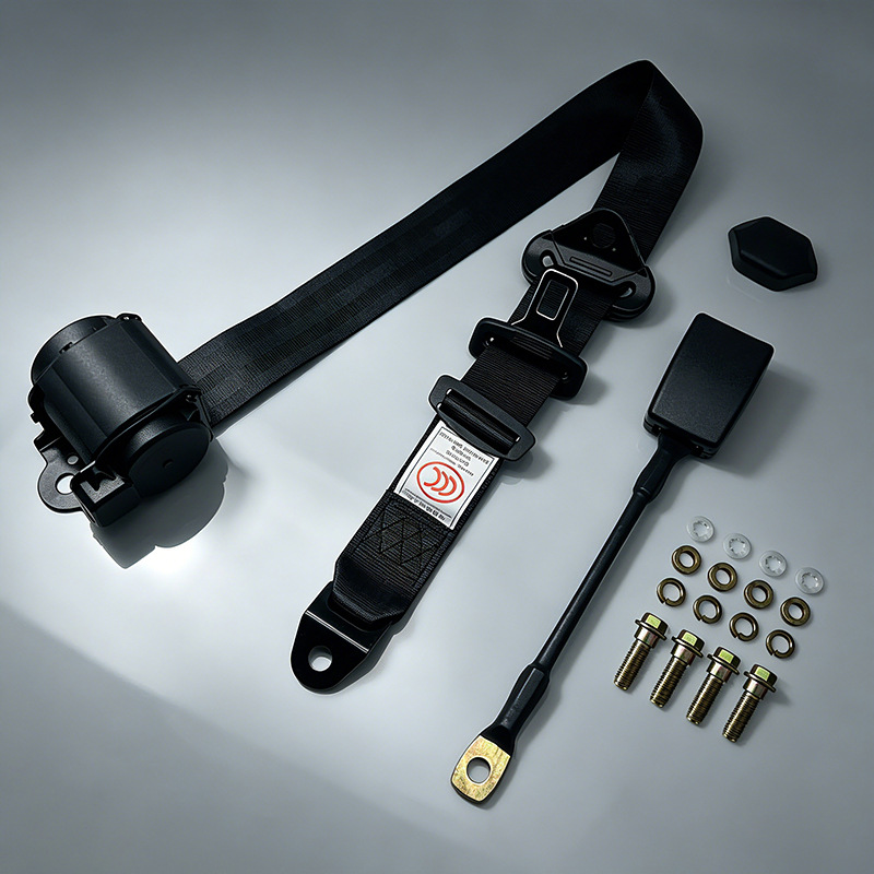 3-point automatic retractable seatbelt for cars, driver and passenger seat safety belt, bus shoulder safety belt