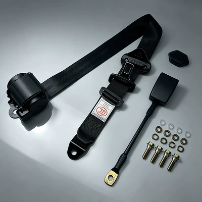 Car seat belt for cars, driver and - r200-coated-k3-30cm-steel-wire-base-4-sets-of-british-standard-screws