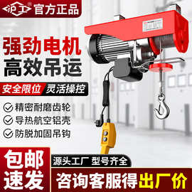 沪工小吊机单速220V提升起重机建筑装修升降机室外微型电动葫芦