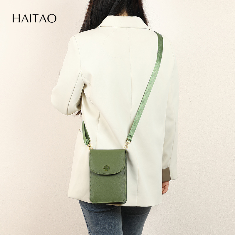 Bolso para teléfono móvil transfronterizo de nueva tendencia para mujer Bolso diagonal de un solo hombro de moda coreana mochila para teléfono móvil multifuncional de gran capacidad