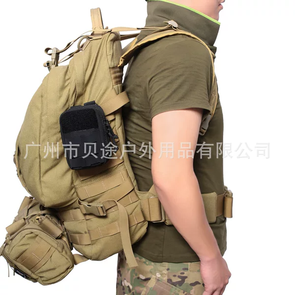Outdoor mountaineering laser cutting accessories bag waist storage bag EDC small tool kit