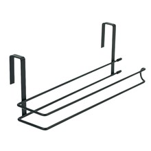 厨房橱柜免钉挂架铁艺无痕置物架卷纸架纸巾毛巾保鲜膜收纳架