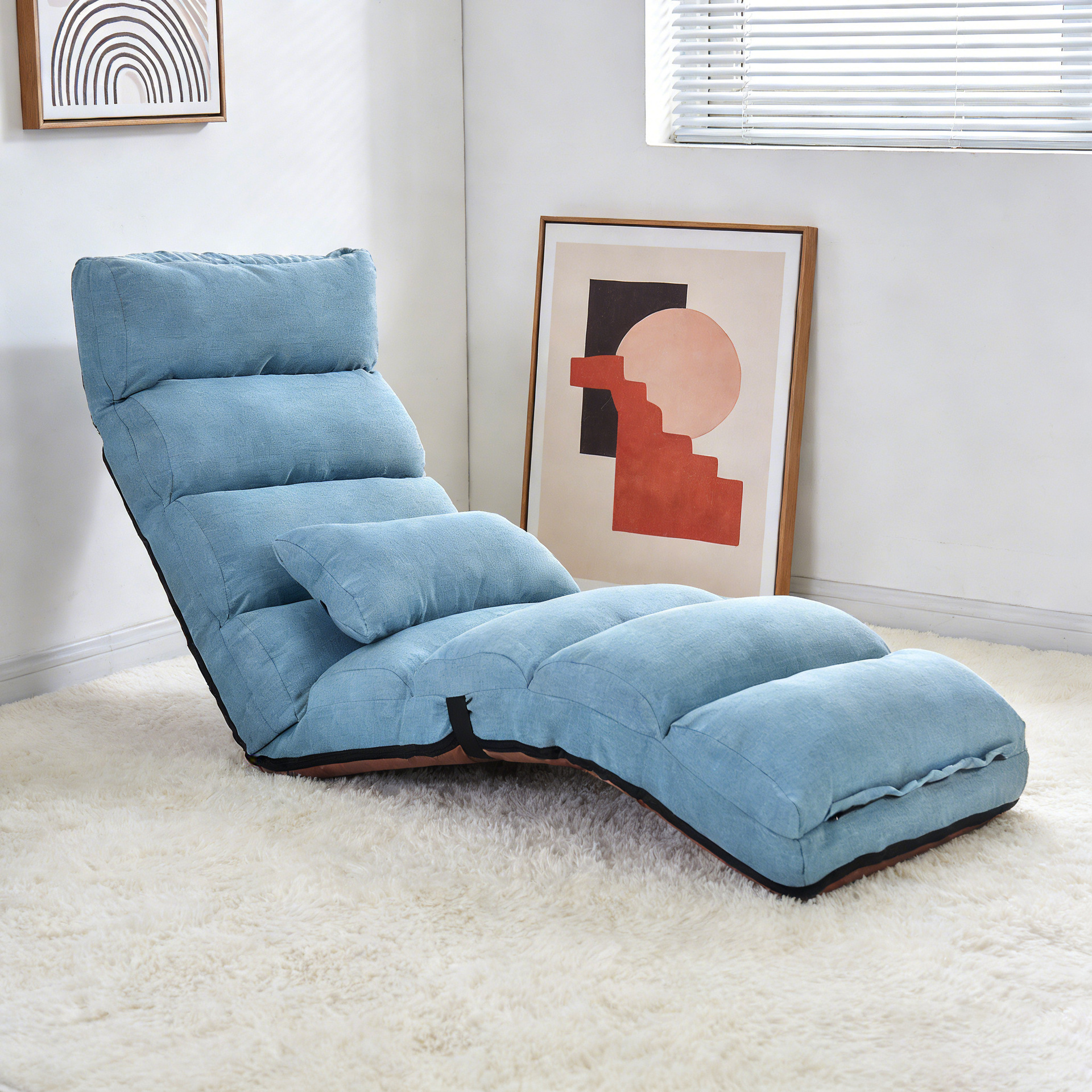 Lazy Diary Sofa One-person Car-mounted Long Foldable Comfortable Sofa Bed Bedroom Balcony Casual Small Recliner