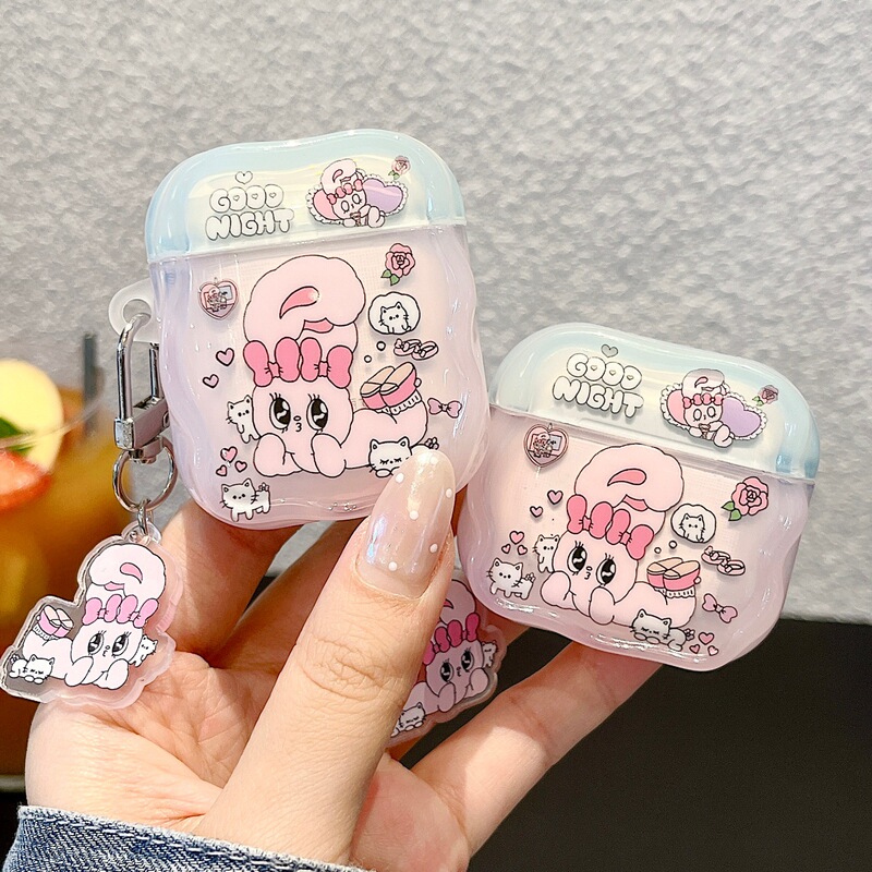 Aisler Rabbit Suitable for Airpods4 Protective Shell Apple 2/3 Generation AirPods Pro3 Headphone Cover Cute