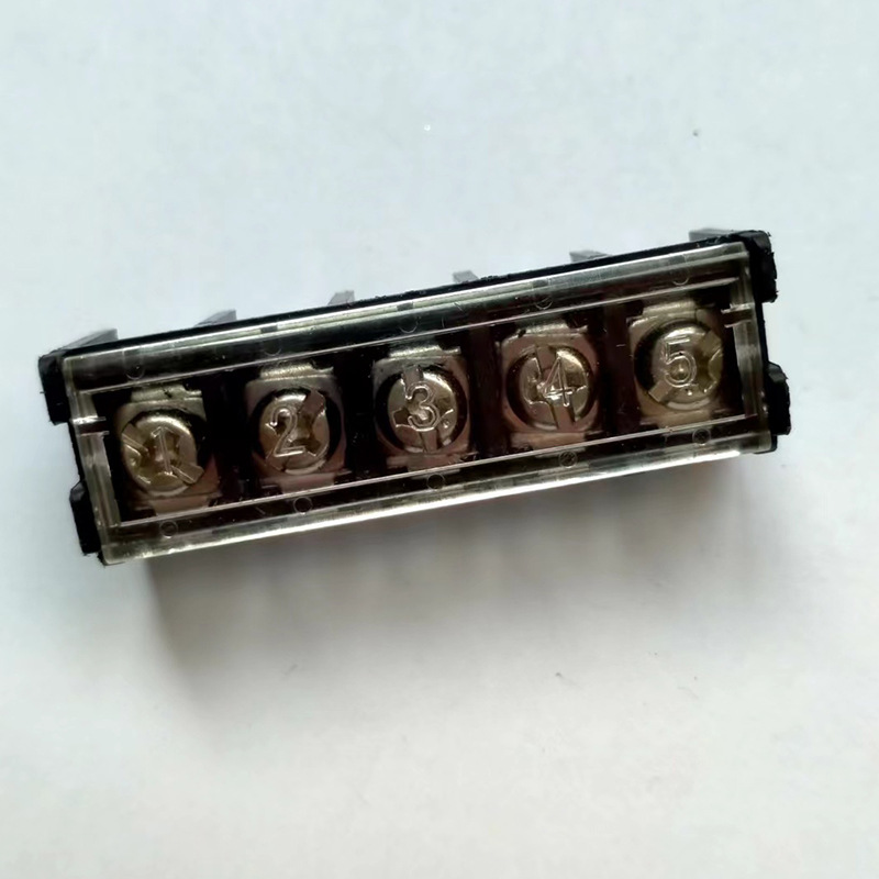 电源端子排9.5mm间距5P带透明盖DC49/DC49B/DC49HB接线排CHAOYUE