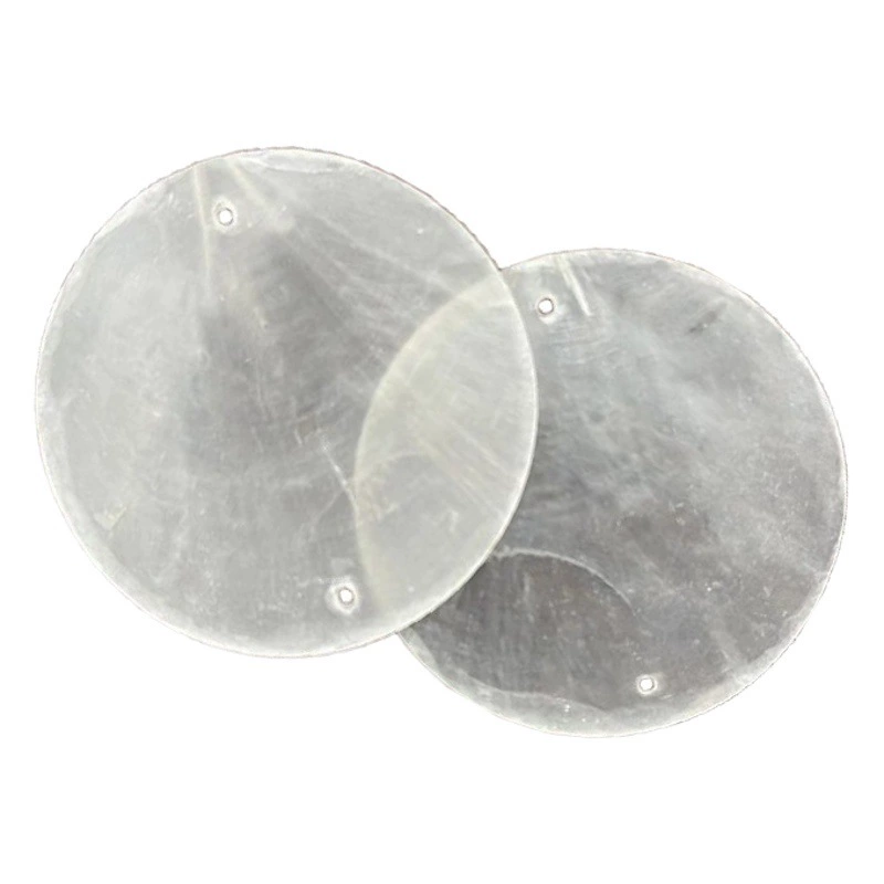 Фабрика прямой индонезийской оболочки круглый кусок натуральный прозрачный колокольчик освещения оболочки свадебный реквизит свадьба слюды