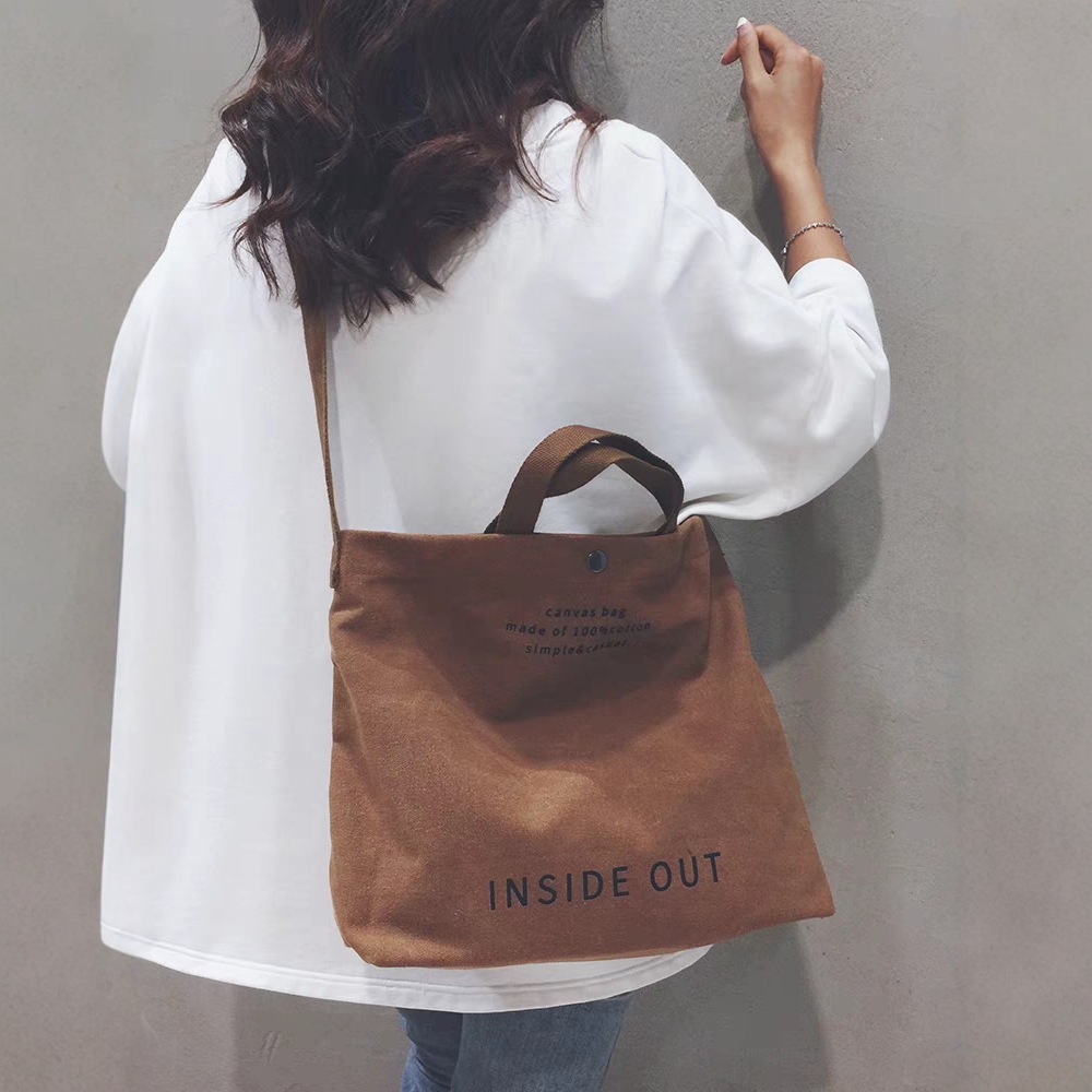 Borsa a tracolla a doppio uso per studenti, uomini e donne, borsa scolastica in tela di grande capacità, surplus di commercio estero_voghion.com