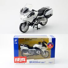 彩珀1:18仿真合金车模宝马R1250 R/T街车摩托车街车儿童玩具避震