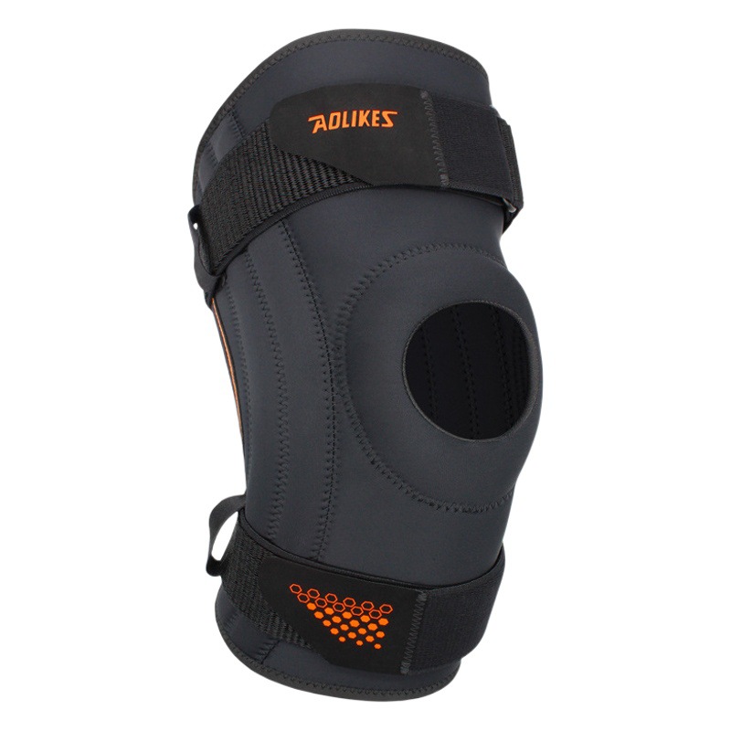 Soporte de primavera para correr rodillera hombres y mujeres baloncesto senderismo deportes presión absorción de choque transpirable menisco manga protectora de la rodilla