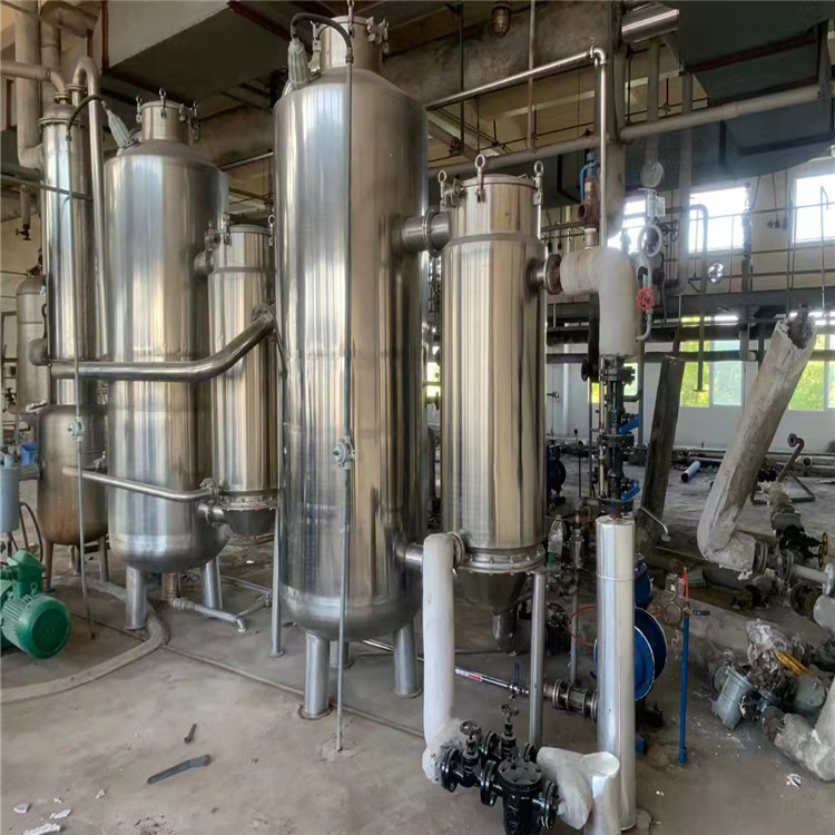 转让二手污水处理蒸发器 薄膜蒸发器 多效降膜蒸发器价格