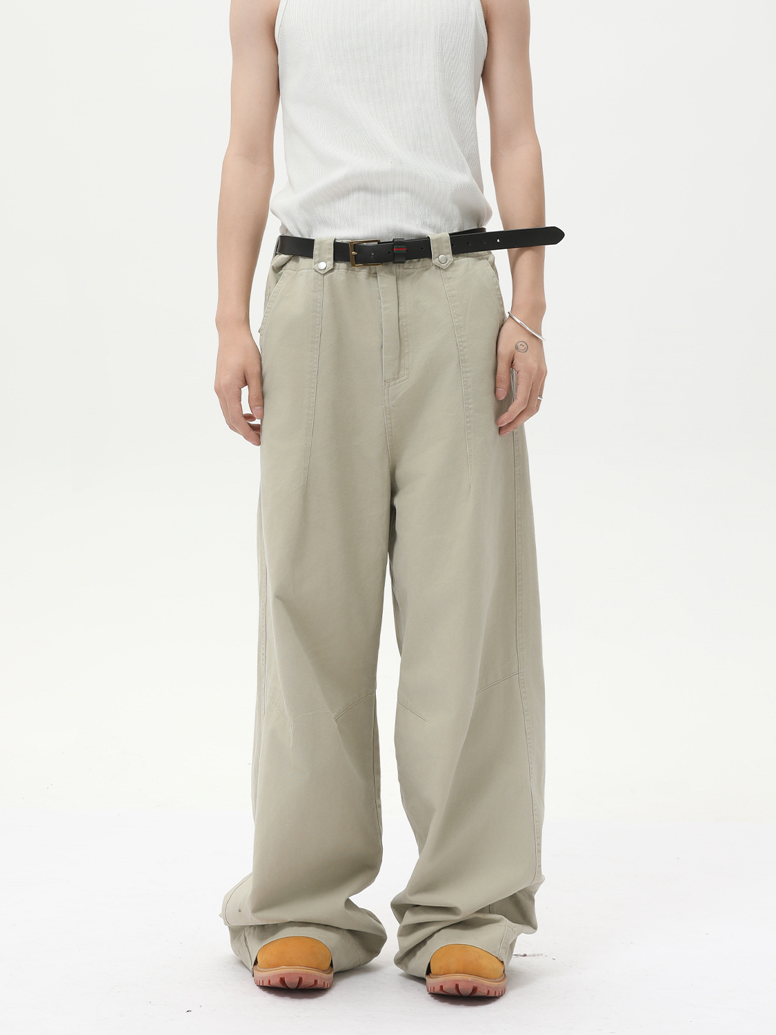 MTLCLOTHES para hombre | American High Street Solapa de color sólido Algodón simple Ropa de trabajo casual Traje de viaje de todo fósforo