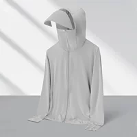 Солнцезащитный крем Мужская летняя ледяная шелковая эластичная дышащая ультрафиолетовая куртка для мужчин и женщин