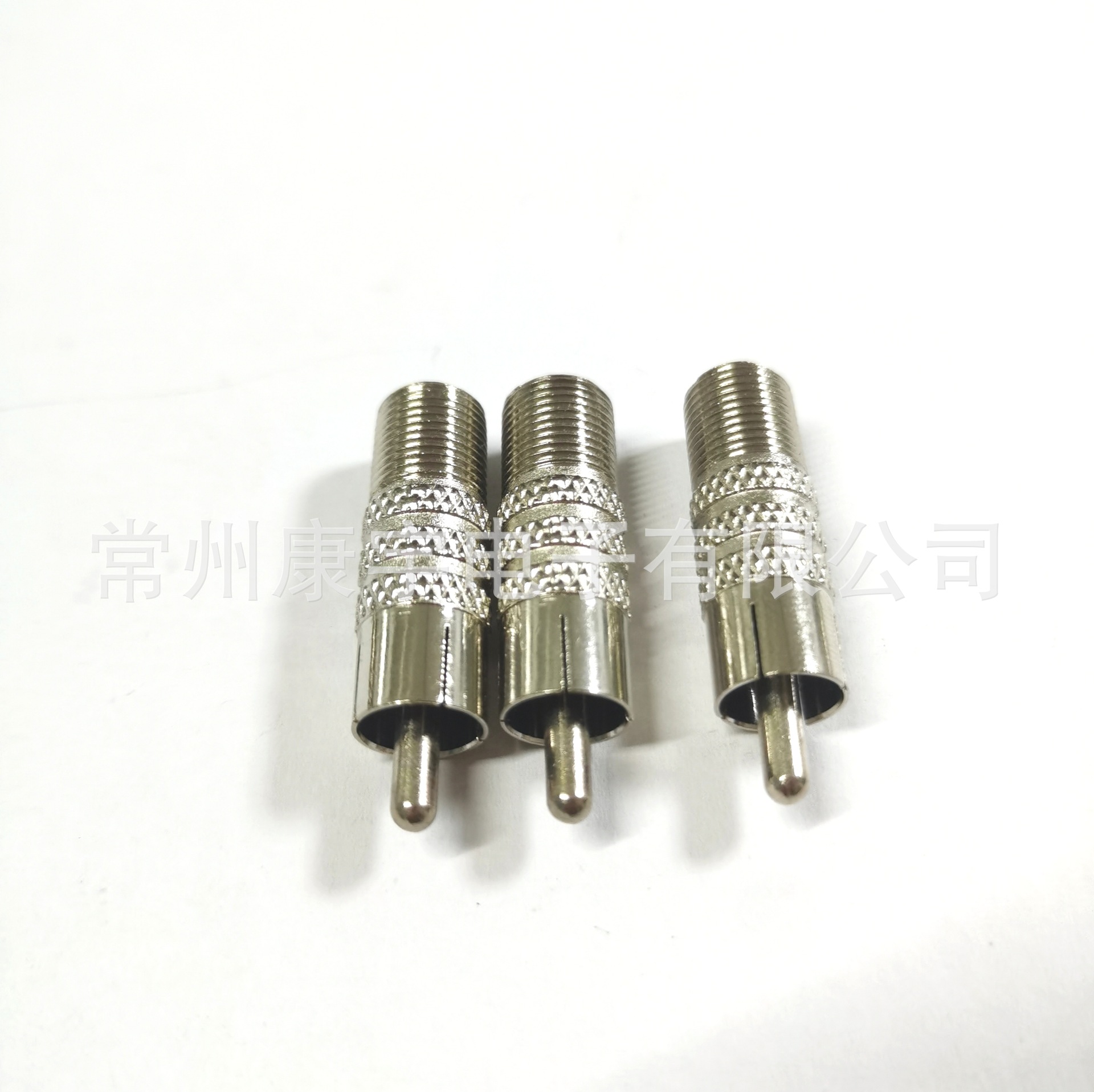 锌合金RCA公头 英制F母头 F转接头  RCA母的对接头