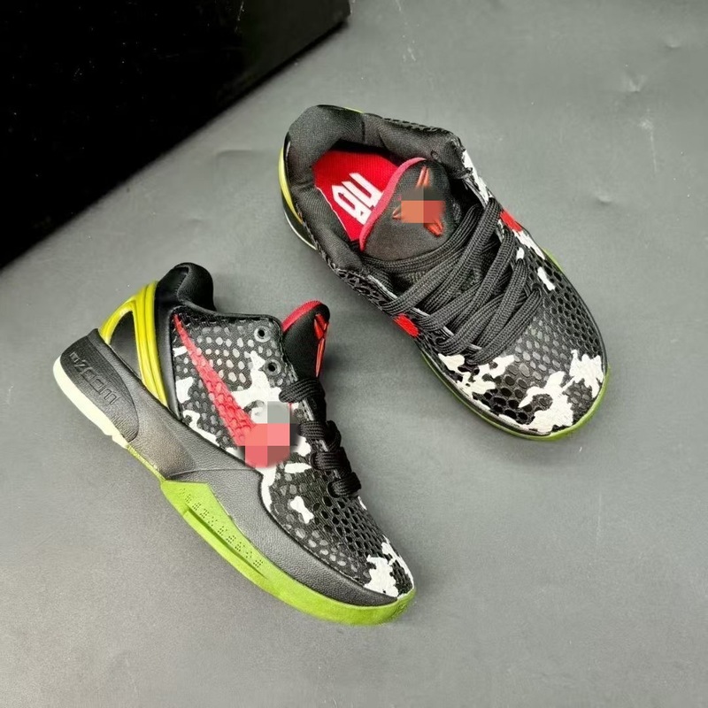 儿童NK童鞋科比6代篮球鞋Kobe6男女童青蜂侠耐磨实战运动鞋莆田鞋|undefined