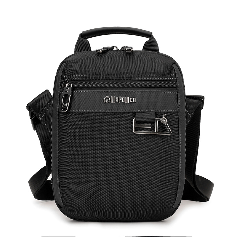WEPOWER nuevo viaje de negocios de ocio para hombres inclinado viaje al aire libre plano vertical bolso de hombro
