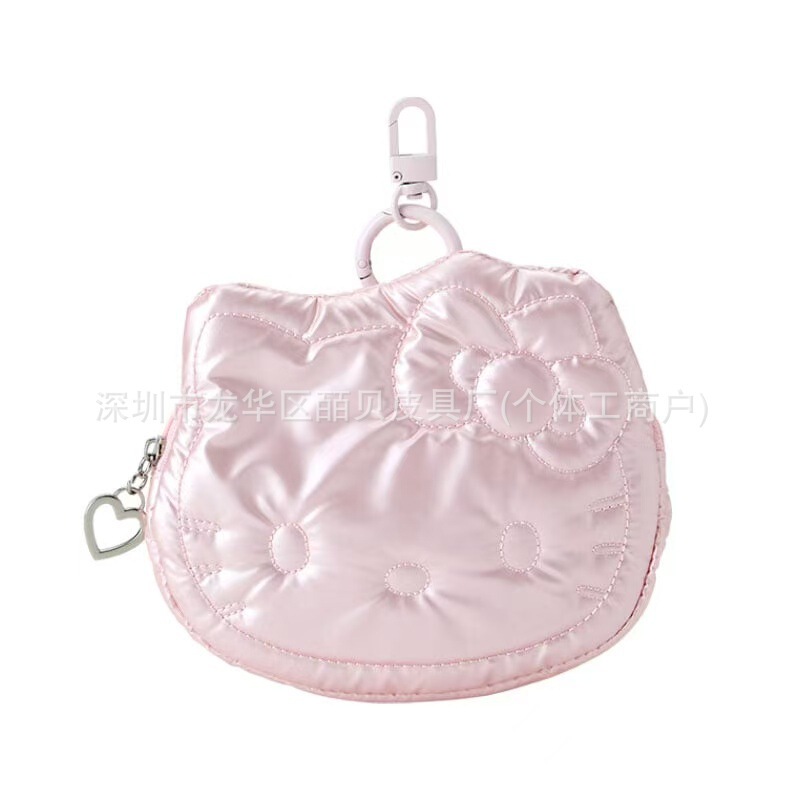 Japanese Sweet Girl's Heart Kulomi Gui Dog KT Cat Down Storage Hand-held Coin Purse Coin Bag Pendant Bag Japanese Sweet Girl's Heart Kulomi Gui Dog KT Cat Down Storage Hand-held Coin Purse Coin Bag Pendant Bag