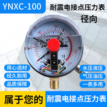 批發 磁助式耐震電接點壓力表YNXC-100 0-1.6MPA/2.5/10/40/60MPA