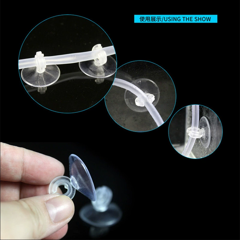 Аквариумные принадлежности Воздушная трубка присоска аксессуары для аквариума шланг фиксированный кислородный насос зажим для воздушной трубы открытая присоска для аквариума оптом