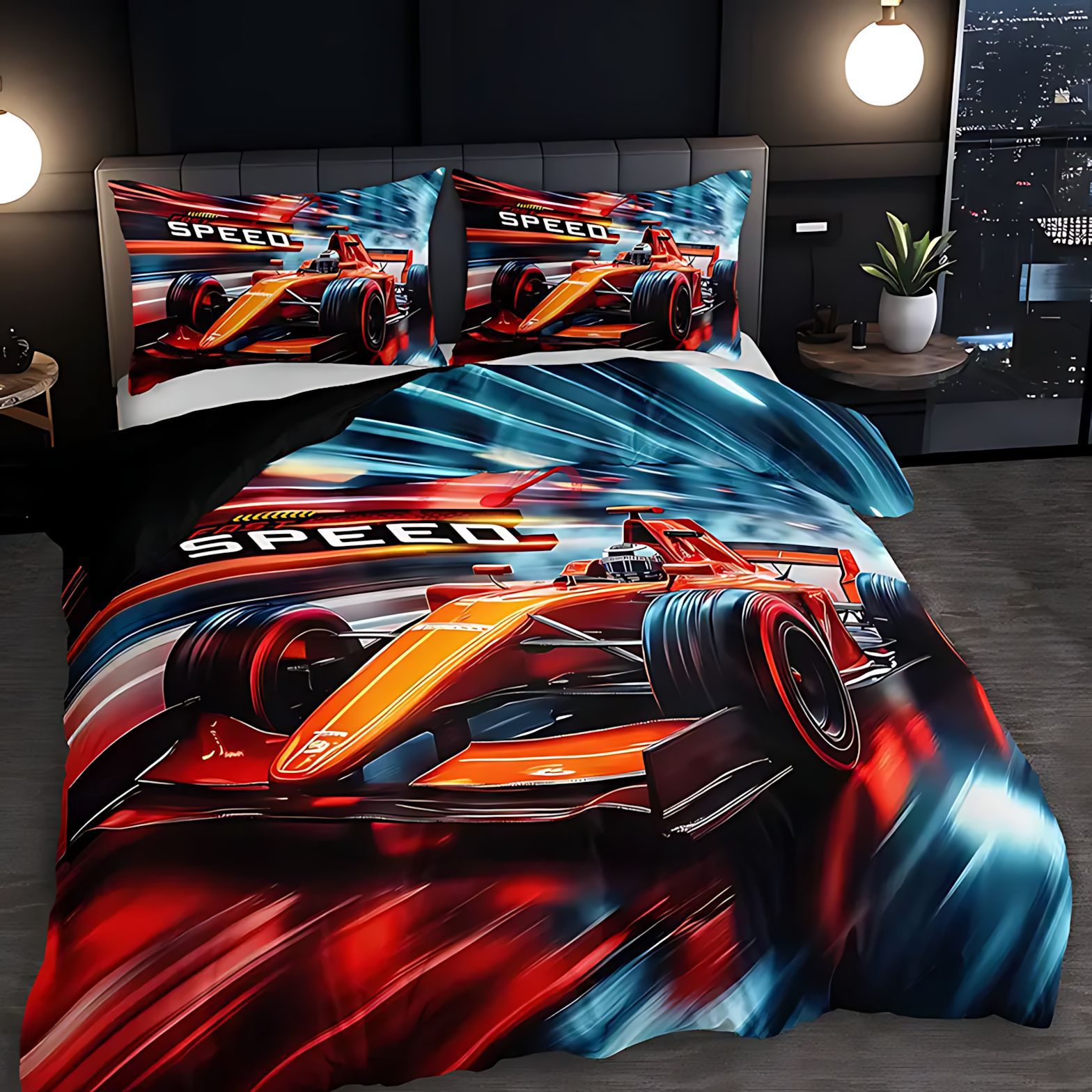 TEMU / JIT Kit de colcha de cama de impresión digital de alta definición para el comercio exterior