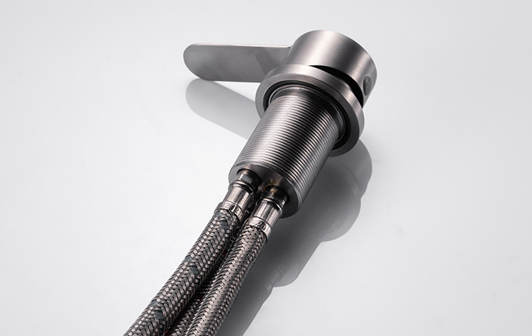 304 stainless steel sink, hidden lift folding faucet, invisible faucet, cold, hot and pure water three-in-one undefined
