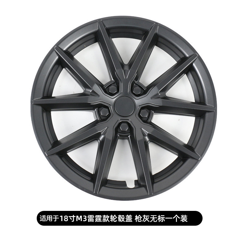 Para Tesla Modelo Y / 3 Thunder Hub Cover 19 "Cobertura de hub forjado Modely Hub Cover