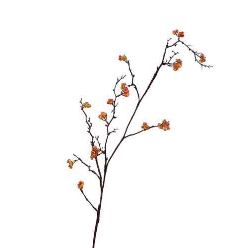 Factory Direct Sale of New Chinese Style Flower Arrangement Artificial Berry Fake Smilax Home Decor Artificial Flower Golden Willow Mountain Return