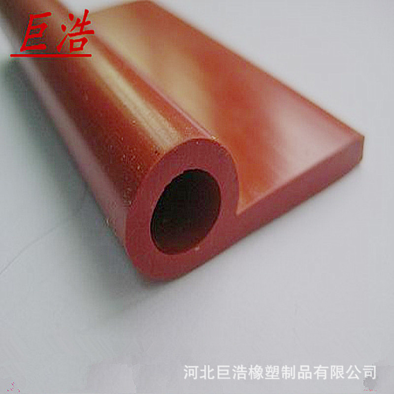 供应 硅胶耐高温密封条 双P型密封条 门底密封条