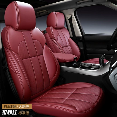 Modelə uyğun (Original) oturacaq örtükləri – Business Car - microfiber-leather-lafite-red-standard-edition-five-seats