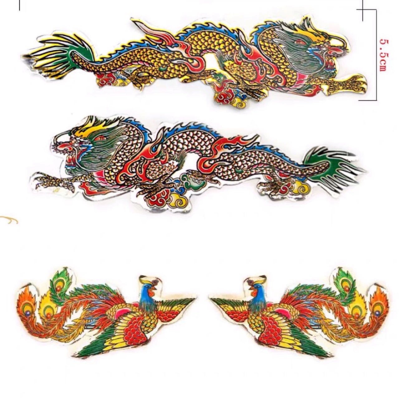 300 пар кружева новая бумажная переплетная бумага ручной работы живой Дракон и Феникс аксессуары декоративные наклейки небольшой размер алюминиевая бумага для дракона и феникса