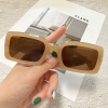 Advanced sunglasses, square retro fashionable sun protection cream, new collection, European style, high-quality style, UF-protection