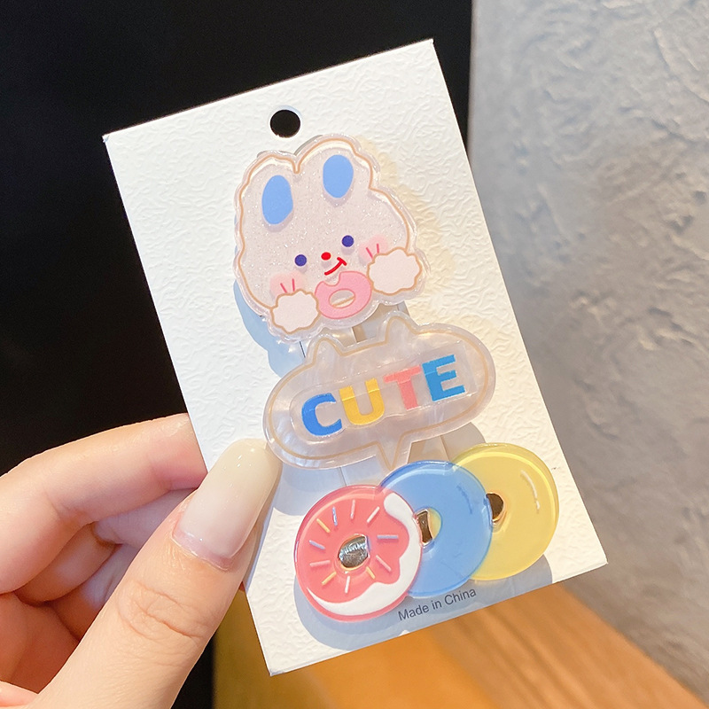 Clip de verano Corea del Sur lindo traje roto horquilla Accesorios para el cabello para niños