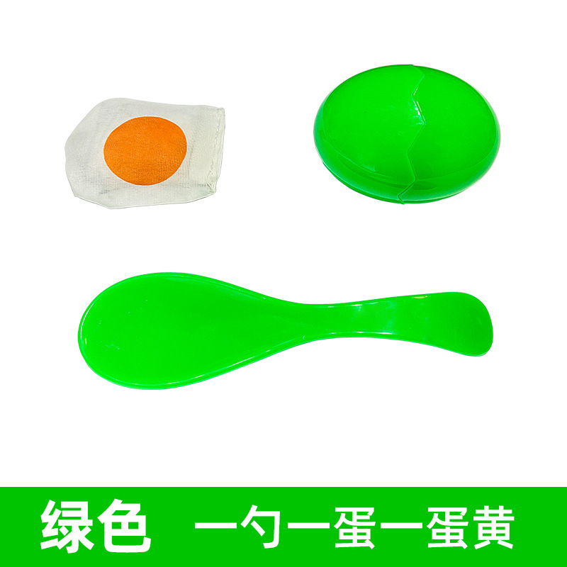 Kindergarten diversión deportes apoyo huevo equilibrio cuchara corriendo juego al aire libre juguete para niños equipo de entrenamiento sensorial