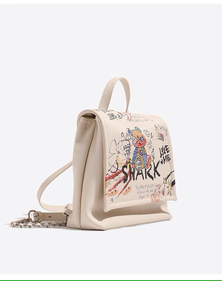 Bären-Tasche, modischer, vielseitiger Rucksack, Schultertasche, Messenger Bag, Damentasche_voghion.com