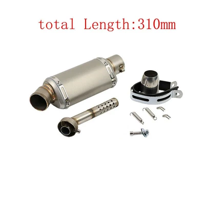 Exhaust pipe Z250 Bj300 R3 R25K6789 - c-short-310mm-titanium-color