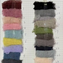 万圣节纱布皱布表演服装鬼节服装 乞丐绉布布料 小孔细纱布蚊帐布