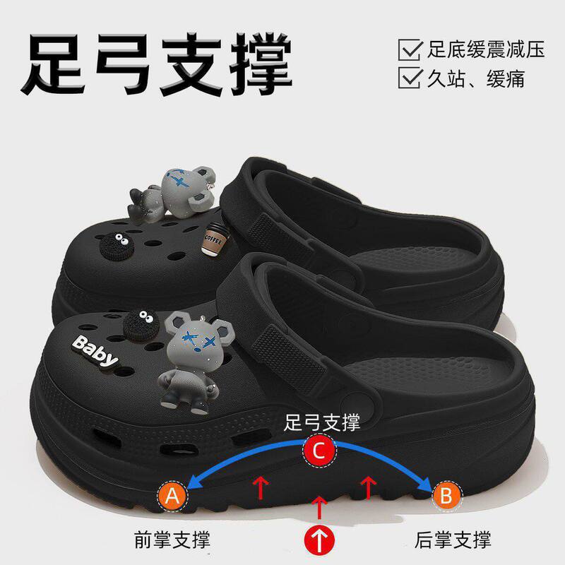 Men's Summer Outdoor Clogs 2026 New Model Non-Slip Thick-Soled Wear-Resistant Beach Sandals with Arch Support Wholesale Men's Summer Outdoor Clogs 2026 New Model Non-Slip Thick-Soled Wear-Resistant Beach Sandals with Arch Support Wholesale