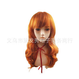 新品史酷比狗ScoobyDoo维尔玛velma wig橙色长卷发史酷比狗达芙妮